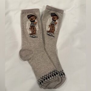 Ralph Lauren bear socks